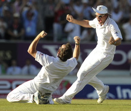 Swann and Strauss Strauss and Swann at the momend England regained the Ashes