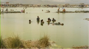 Due to lack of medical facilities - these healing ponds are tried fora variety of illnesses in Lima - even mental illnesses